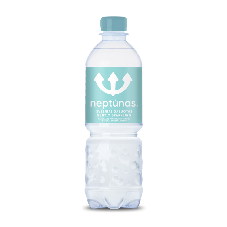 Gazuotas natūralus mineralinis vanduo Nemptūnas