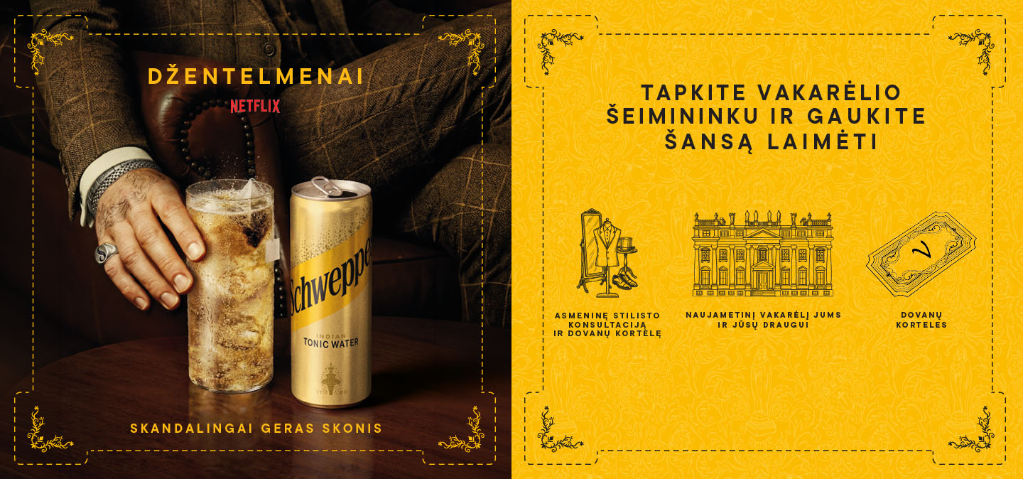 Schweppes x Nerflix