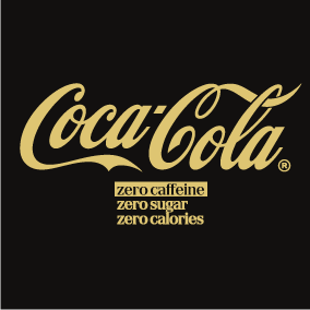 Logo Coca-Cola Zero Cukru Zero Kofeiny
