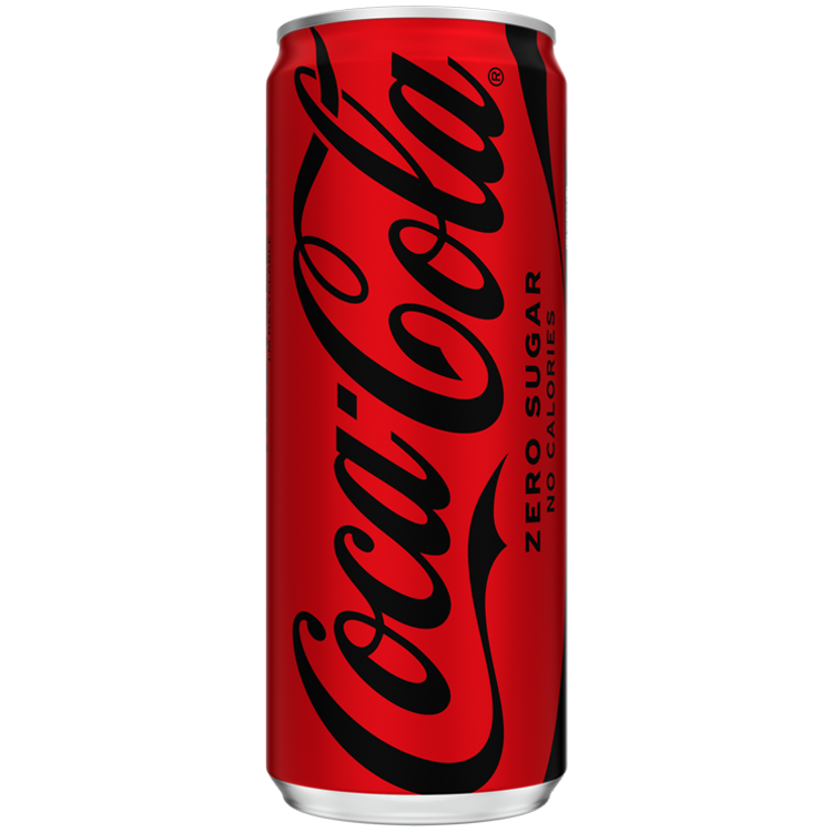 bezkaloriju gāzēts bezalkoholiskais dzēriens ar kolas garšu coca-cola zero