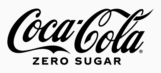 Logoul de Coca-Cola Zero Sugat