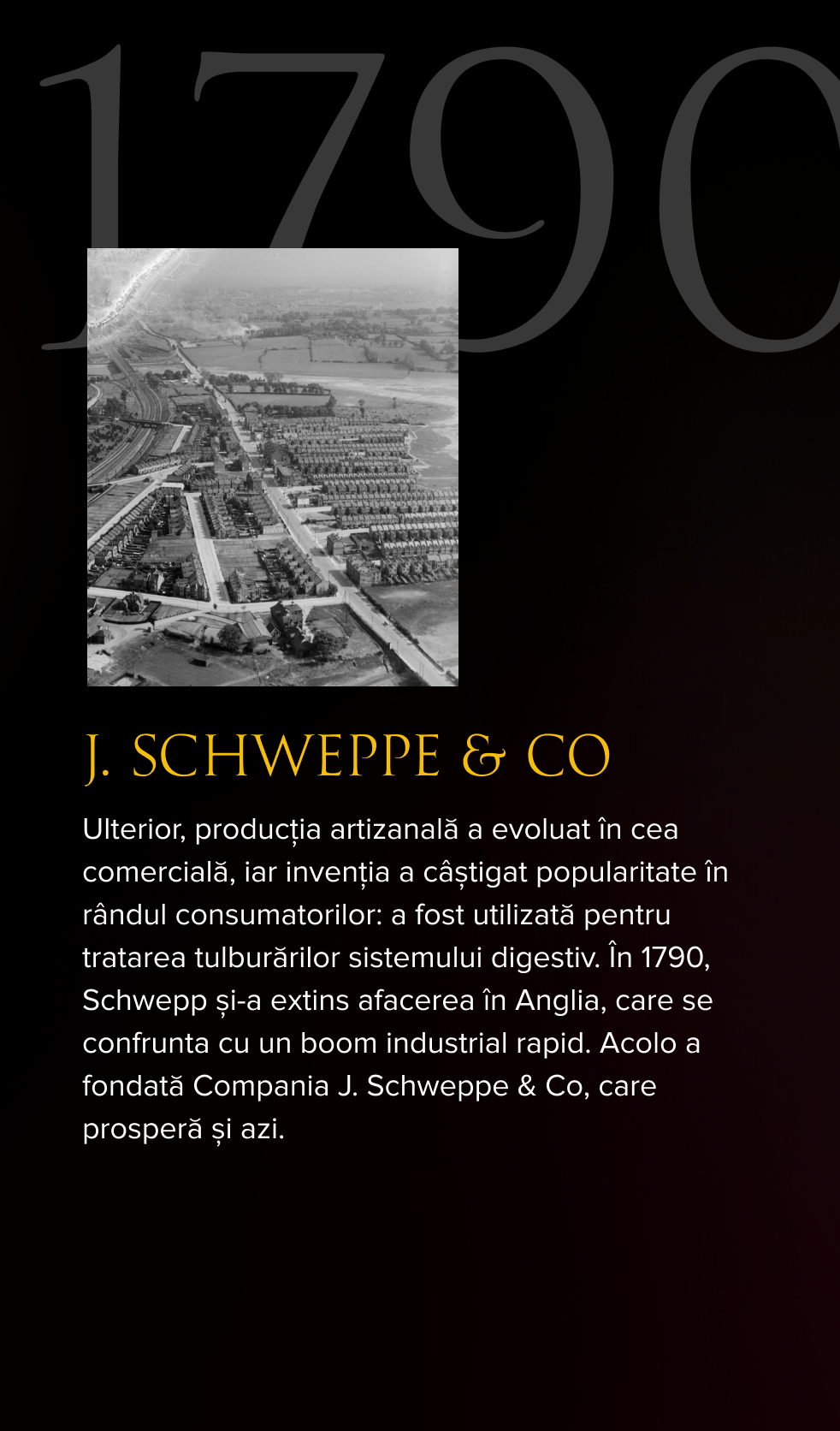 Istoria Schweppes - fabrica