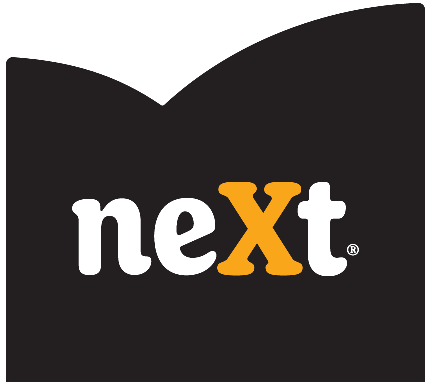 neXt logo sa bijelom pozadinom