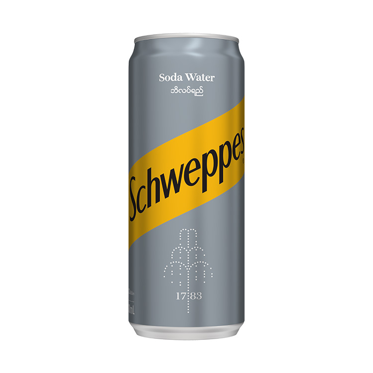 Schweppes Soda water ဘိလပ်ရည်