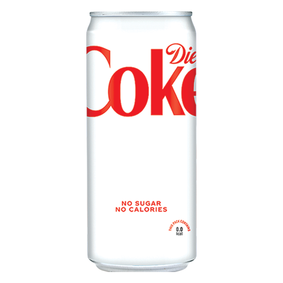 Can of diet coke