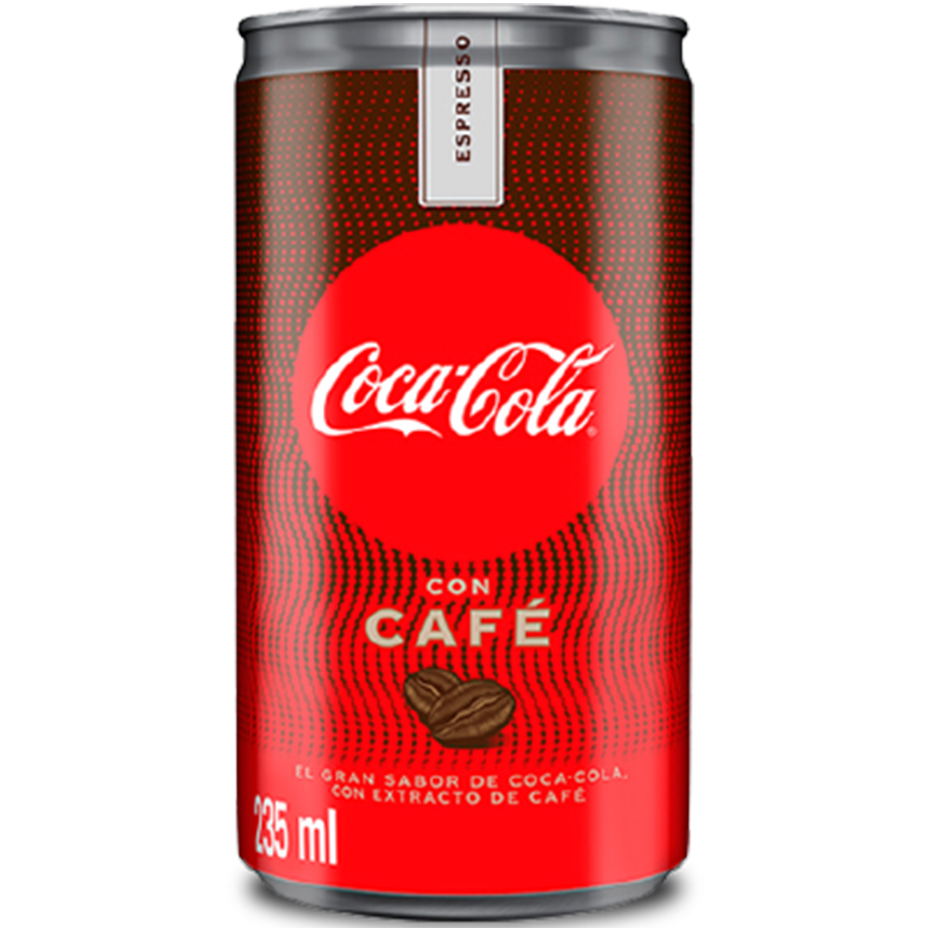 Envase de Lata de Coca Cola con Café