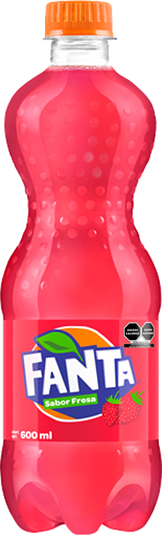 Botella de Fanta sabor Fresa