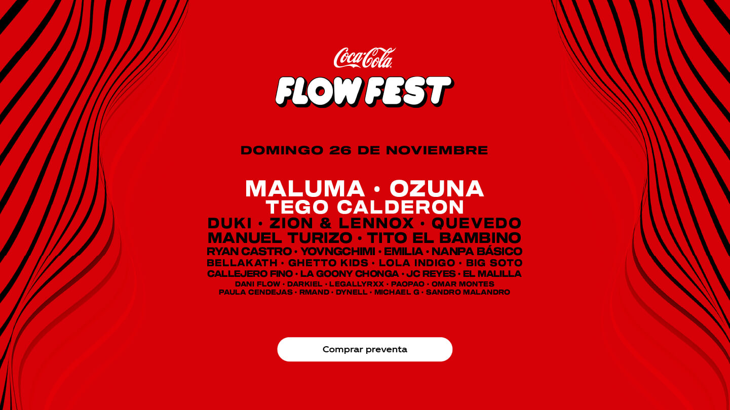 Flow Fest, 26 de Noviembre.