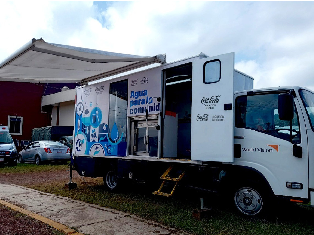 Planta potabilizadora móvil.