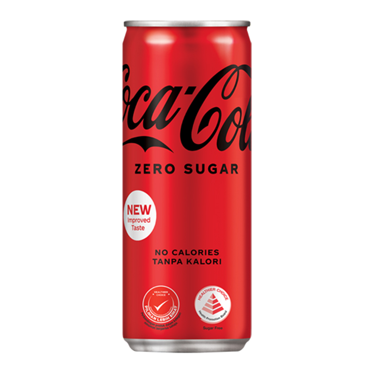 coca cola tanpa kalori tin