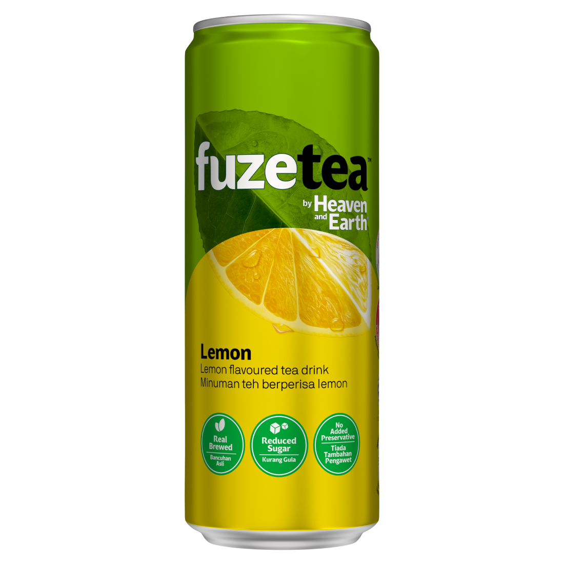 fuze tea ice lemon tea tin