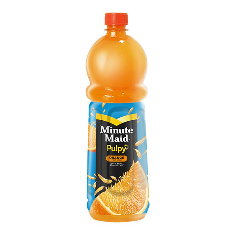 minute maid pulpy orange botol