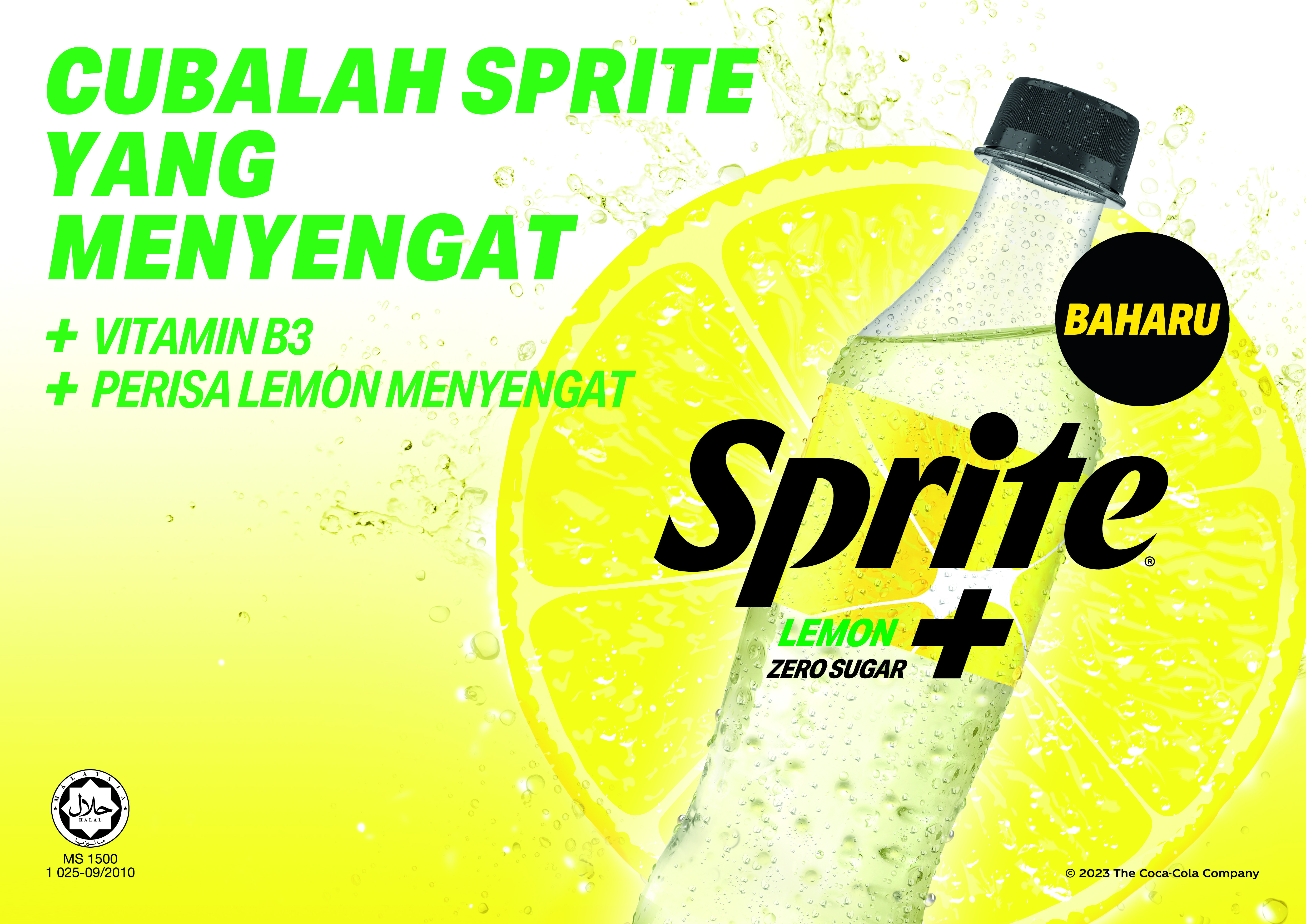 Introducing Sprite® Lemon+: Latest Sprite Innovation in Malaysia, Featuring  Extra Zesty Lemon Flavour and Vitamin B3 Boost