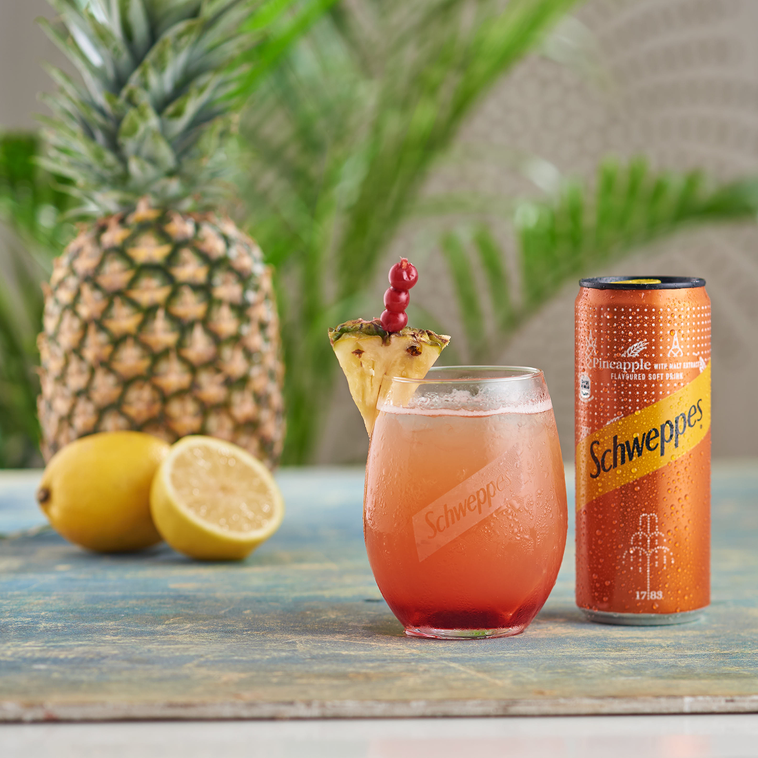 Schweppes Pineapple Sunset