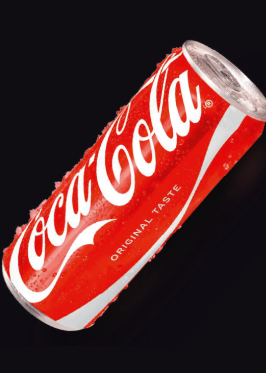 Een blikje Coca‑Cola Original Taste