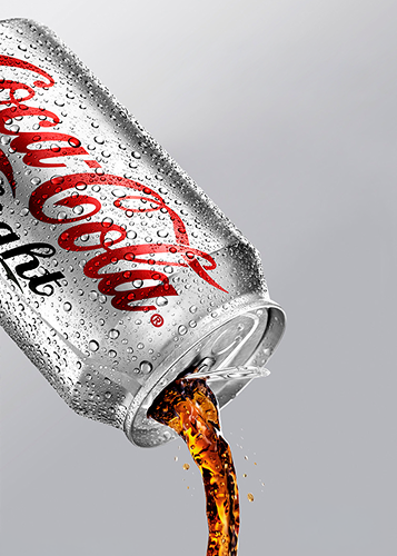 Een blikje Coca‑Cola Light