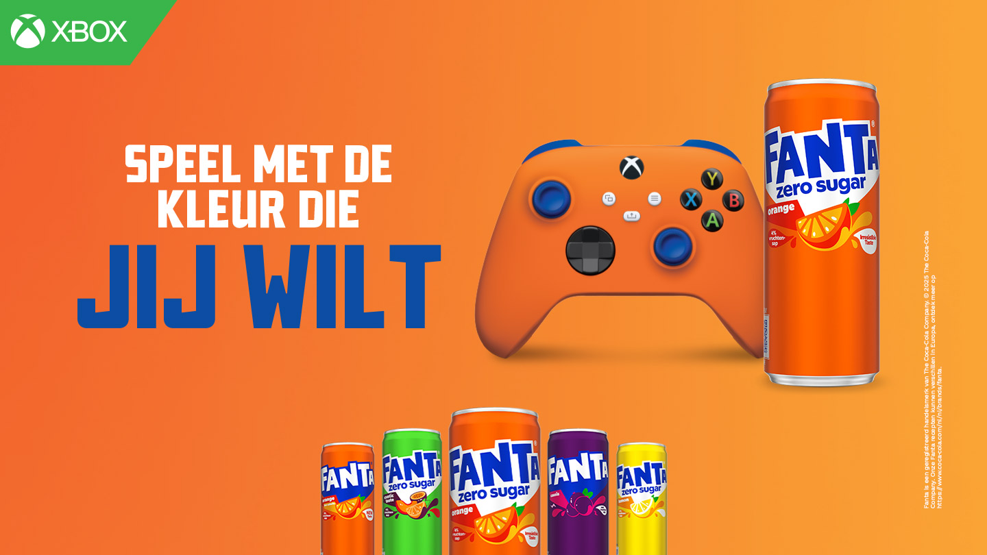 Fanta & Xbox - Speel met de kleur die jij wilt