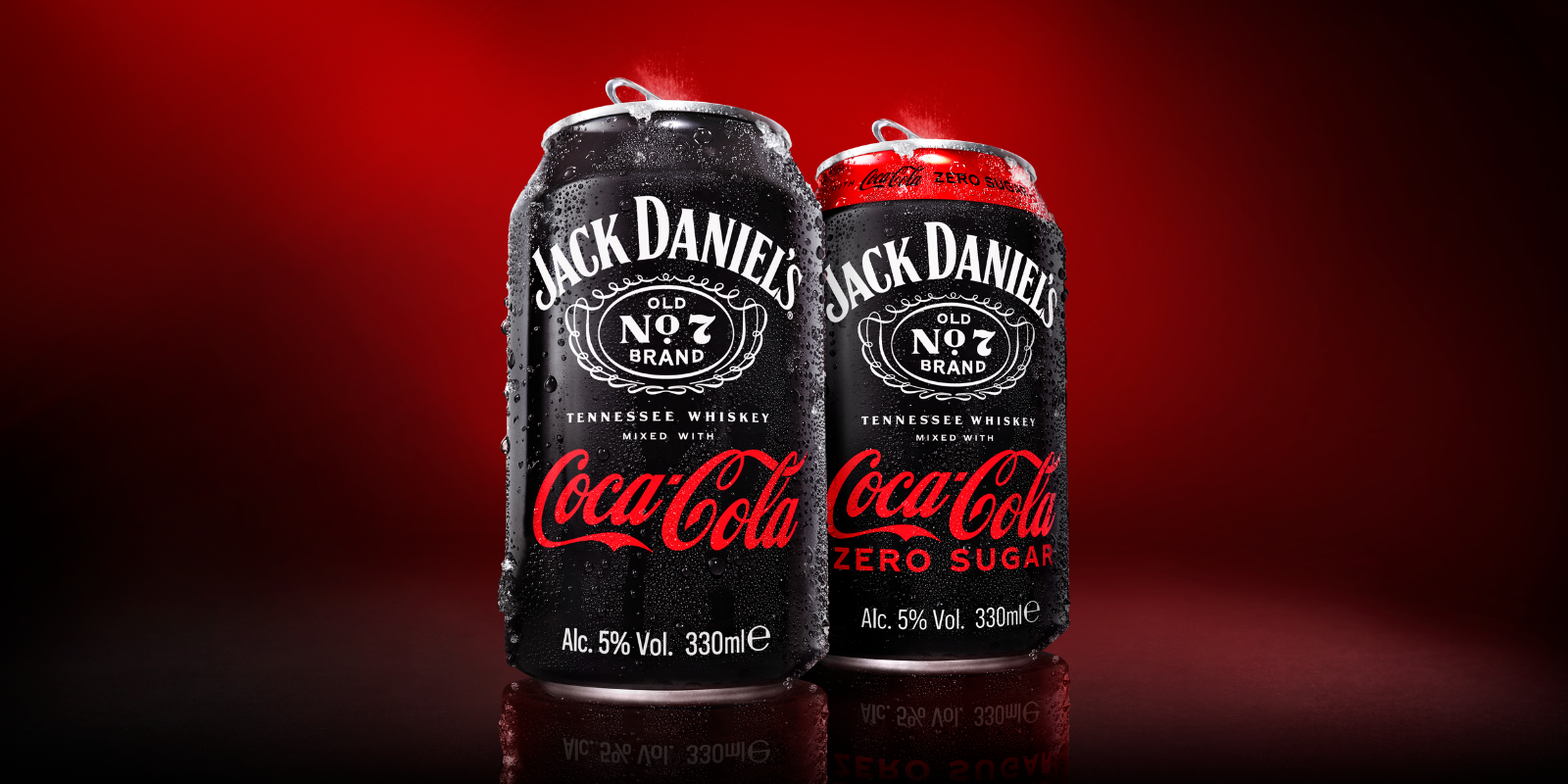 Jack Daniel's & Coca-Cola banner