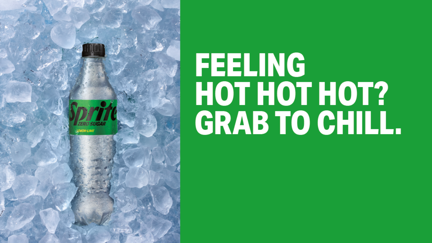 Sprite Feeling Hot Hot Hot? Grab to Chill