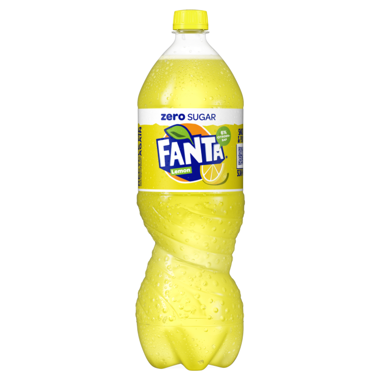 Een fles Fanta lemon no sugar-drank