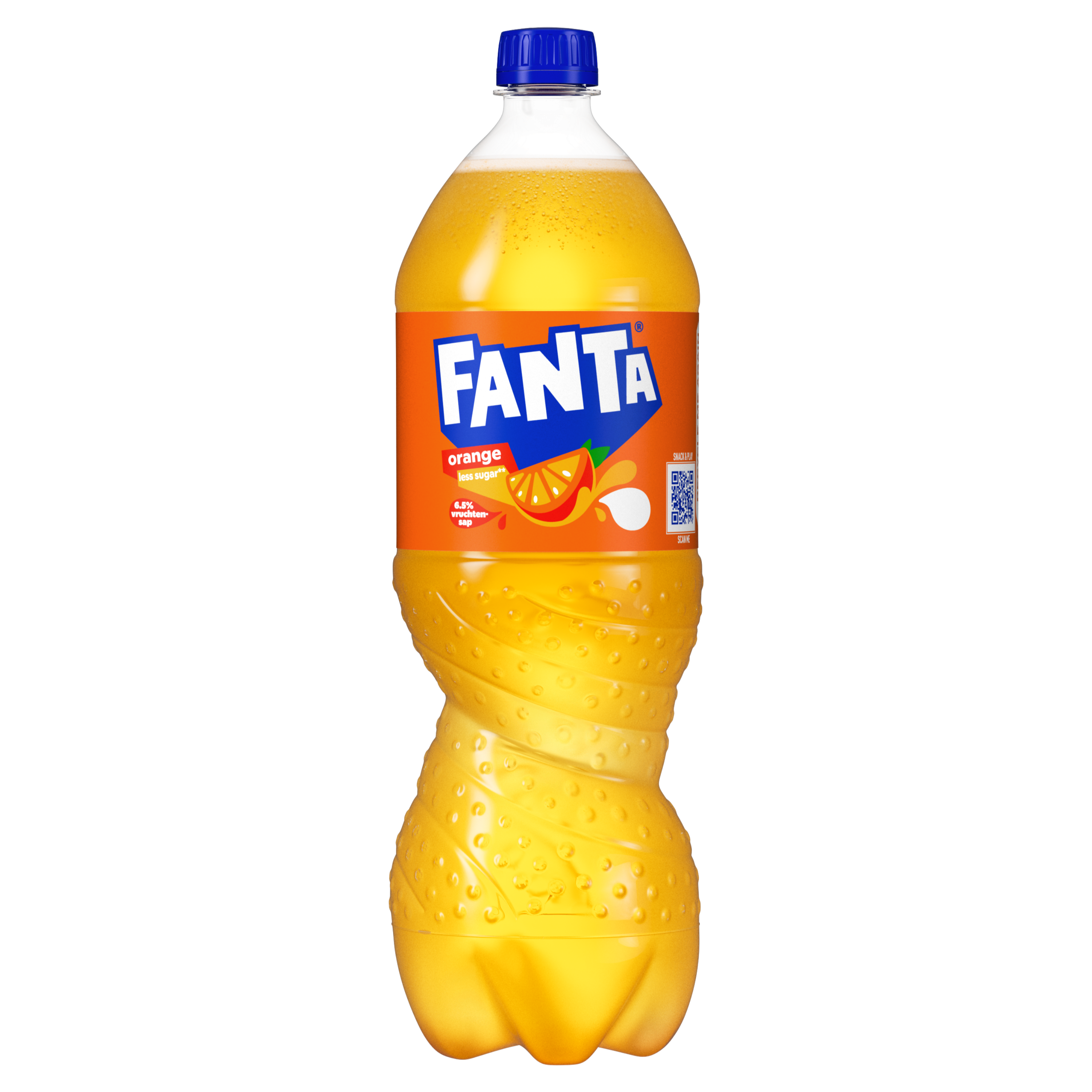 Een fles Fanta orange-drank