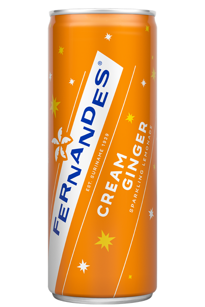 Een blikje Fernandes cream ginger drank