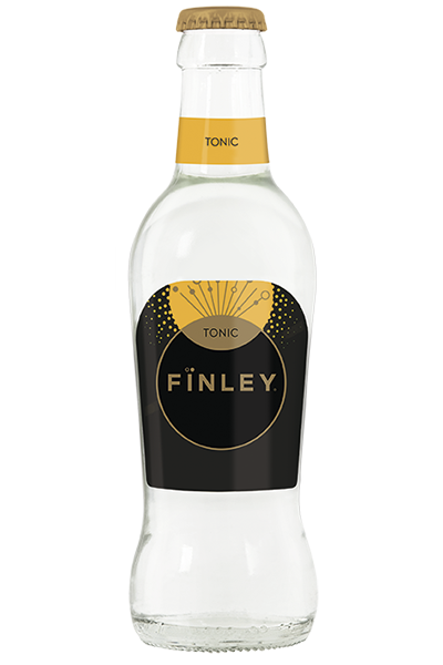 Een fles Fïnley-tonic