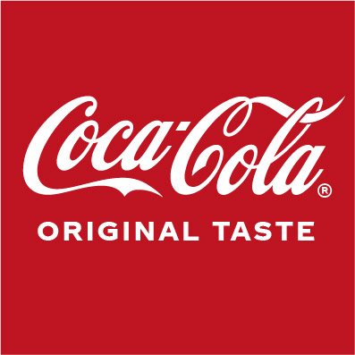 Rood Coca-Cola-logo in cursief, sierlijk lettertype op een witte achtergrond.