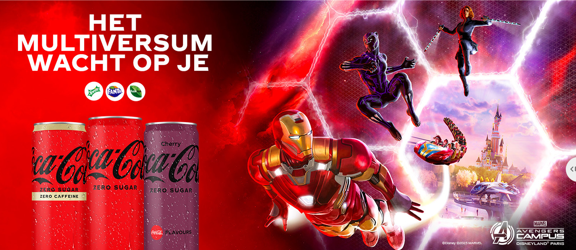 Coca-cola Marvel Multiverse screentime-campagne