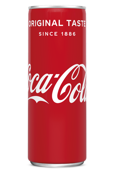 Een blikje Coca-Cola original taste