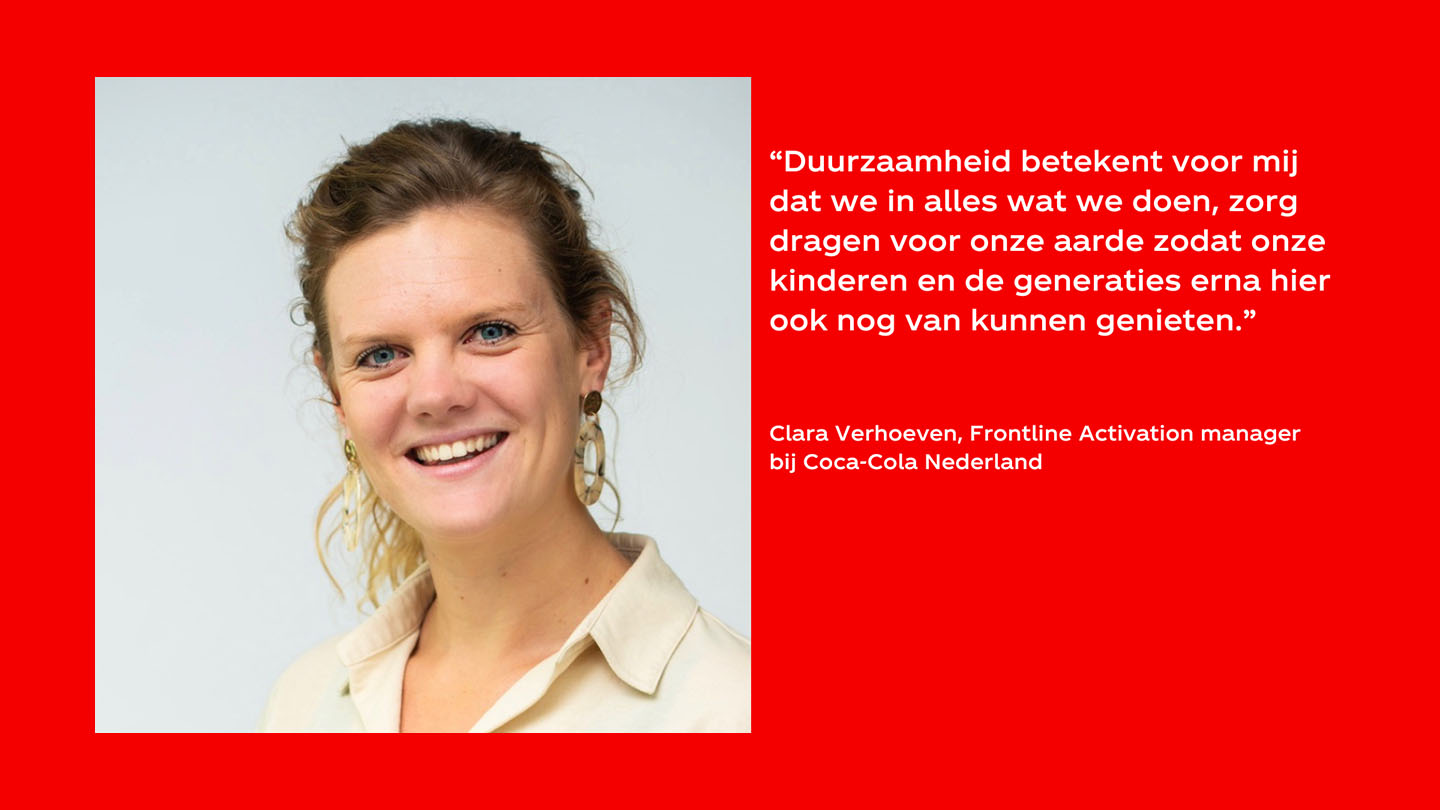 Clara Verhoeven, Frontline Activation manager bij Coca-Cola Nederland