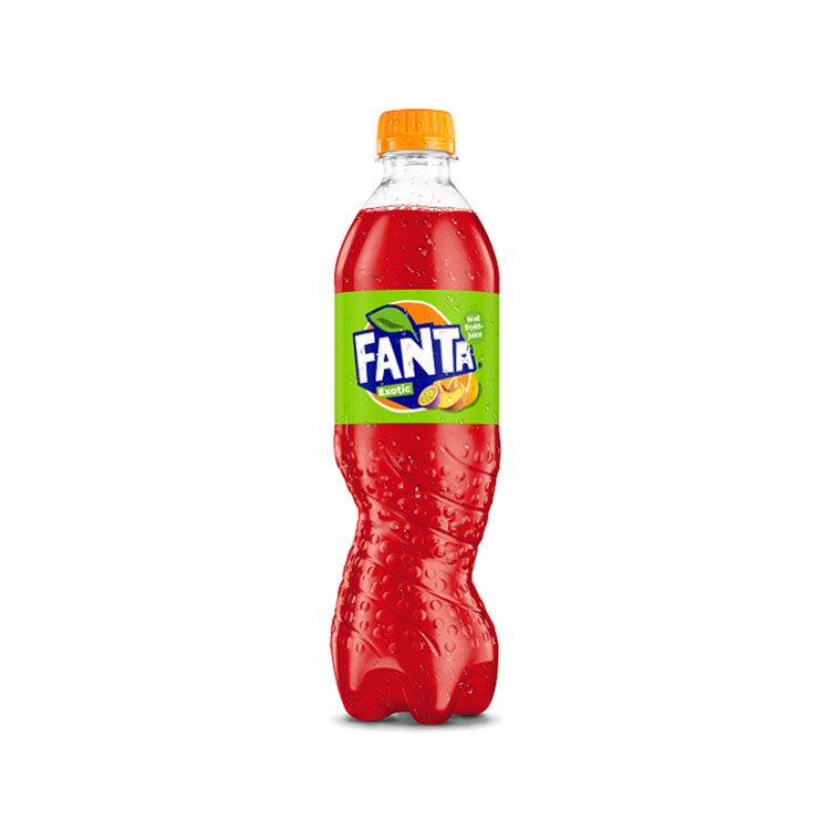 Den nye Fanta-plastflasken med eksotisk smak