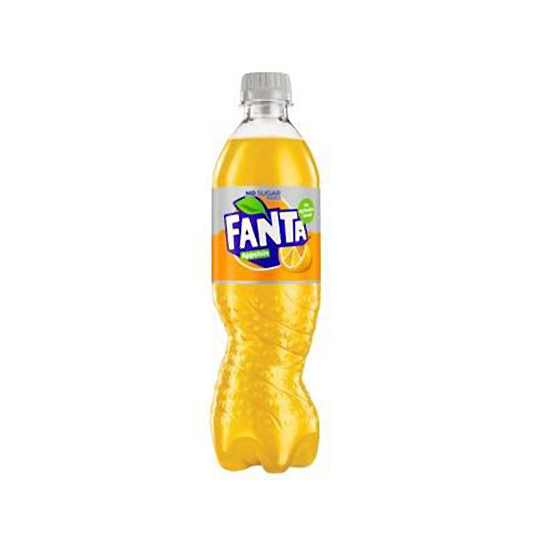 Den nye Fanta-plastflasken, sukkerfri variant