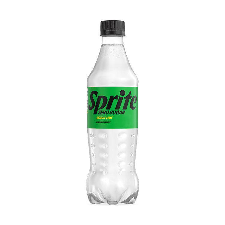 Den nye Sprite-plastflasken, sukkerfri type