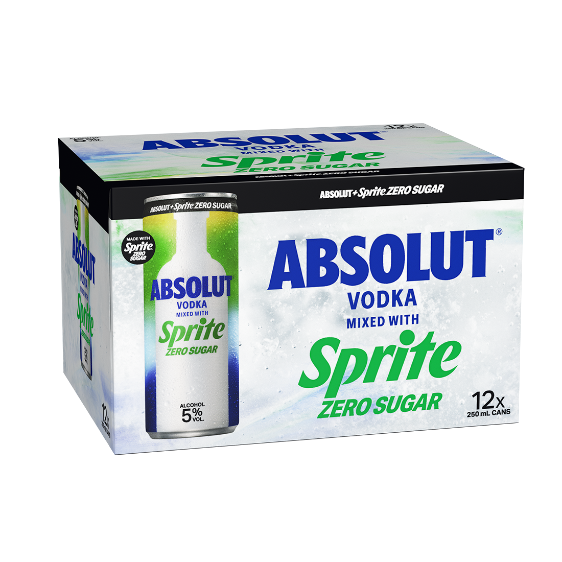 Absolut & Sprite Products - Zero Sugar
