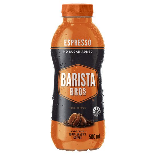 Barista Bros Iced Coffee No Added Sugar bottle