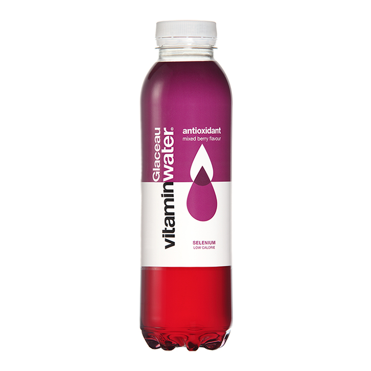 Glaceau Vitaminwater Antioxidant Mixed Berry bottle 