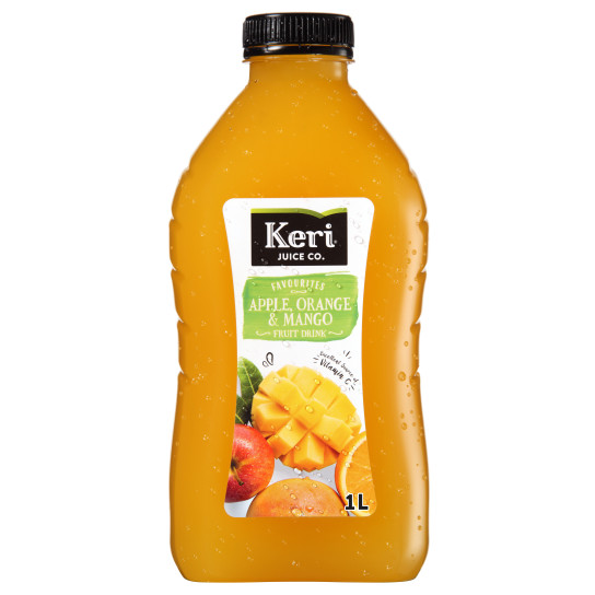 Keri Apple, Orange and Mango Fruit Juice bottle