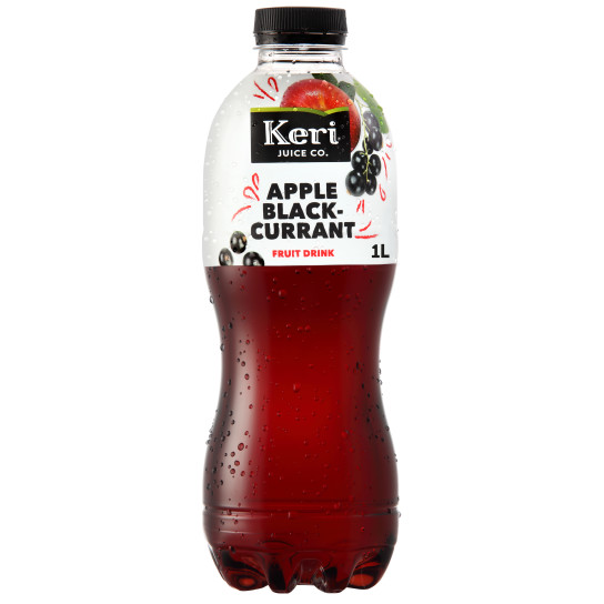 Keri Apple and Blackcurrant Fruit Drink bottle