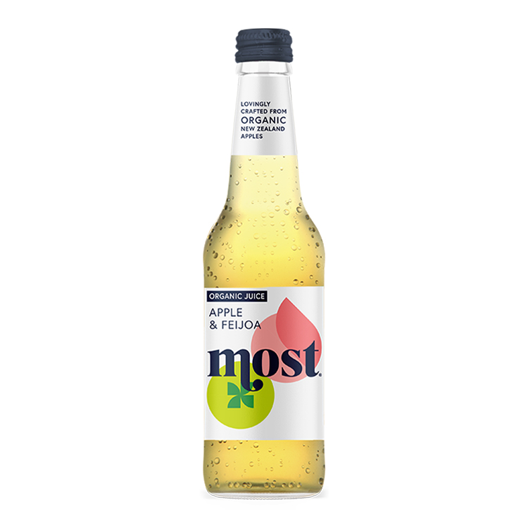 MOST Apple and Feijoa Organic Juice bottle