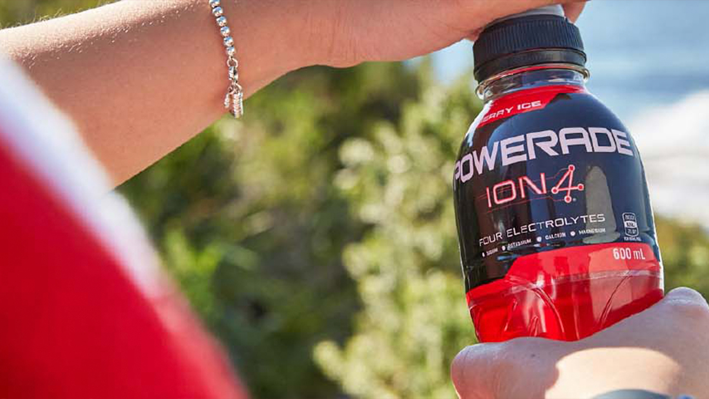Powerade Varieties & Nutrition Facts CocaCola NZ
