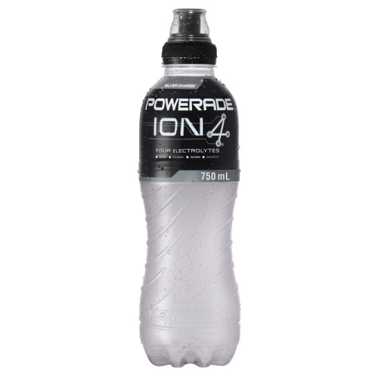 Powerade ION4 Silver Charge bottle