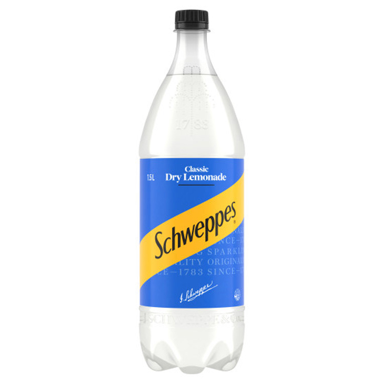 Schweppes Classic Dry Lemonade bottle
