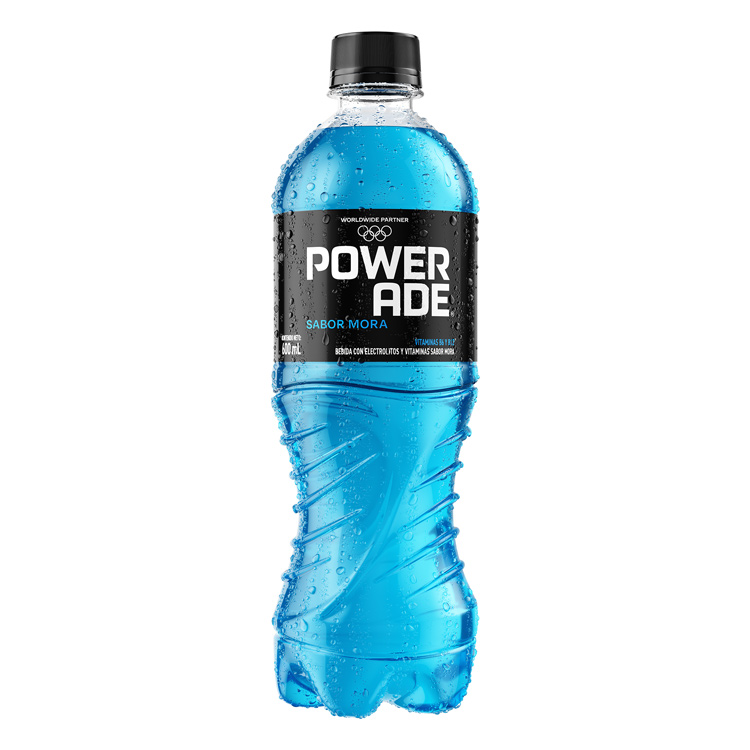 Botella de Powerade Mora Azul