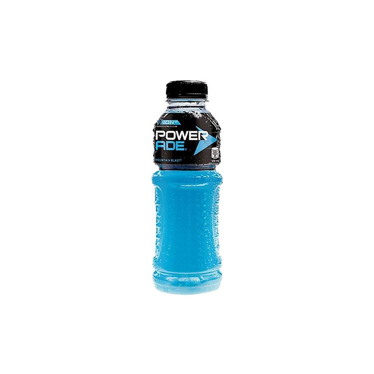 Powerade Mountain Blast bottle