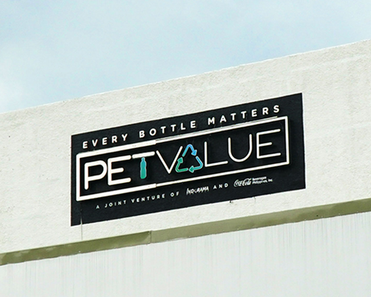 A PETValue sign