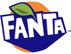 Fanta logo on white background