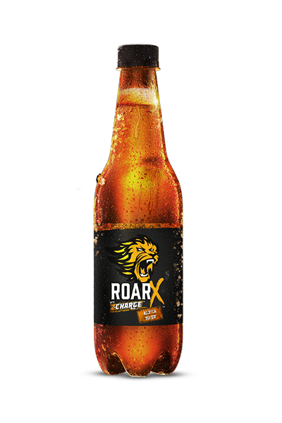 Roar Alpha Brew bottle on white background