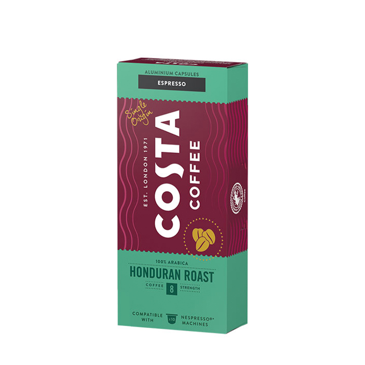 Opakowanie COSTA Coffee Hondurian Roast Espresso w kapsułkach