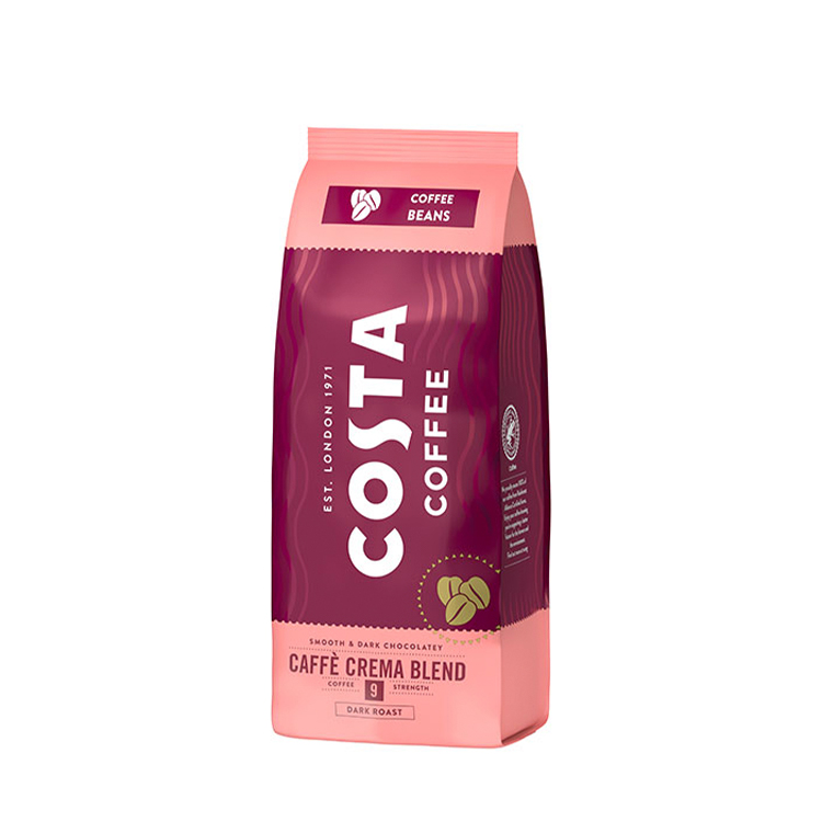 Opakowanie kawy mielonej COSTA Coffee Caffe Crema Blend ciemno palonej - czekolada deserowa